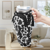 Neoprene Travel Water Bottle Strap Double Pouch Sleeve Bag for 40 OZ Tumbler Holder Insulation Protector Carrier