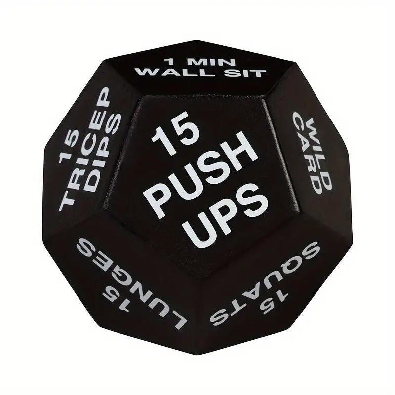 Custom 12 Sided Workout Yoga Anti Stress Game Cube Fitness Pu Foam Exercise Dice