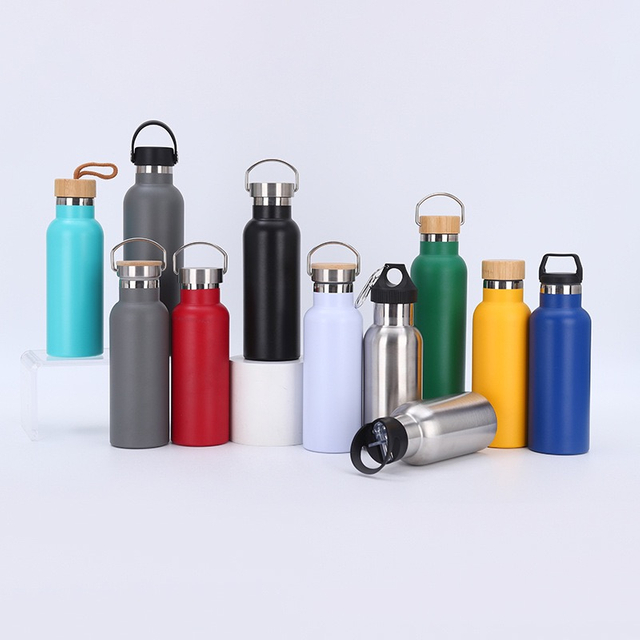 Wholesale BPA Free Double Wall Vacuum Insulated Sports Bottle With Portable Lid 