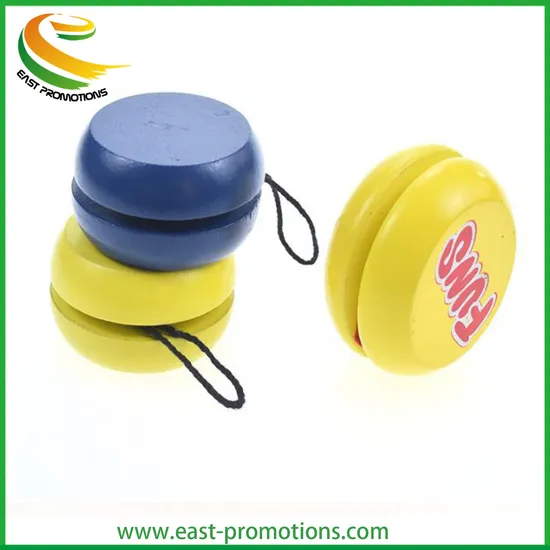 Customized Printing Wood Yoyo Ball Kids Toy, Professional Yo-Yo for Wholesale