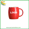 Customized Logo Printing Sublimation Porcelain Ceramic Mug Wine Barrel Big Belly Cup