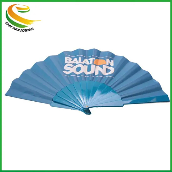 Wholesale Custom Plastic Nylon Fold Hand Fan