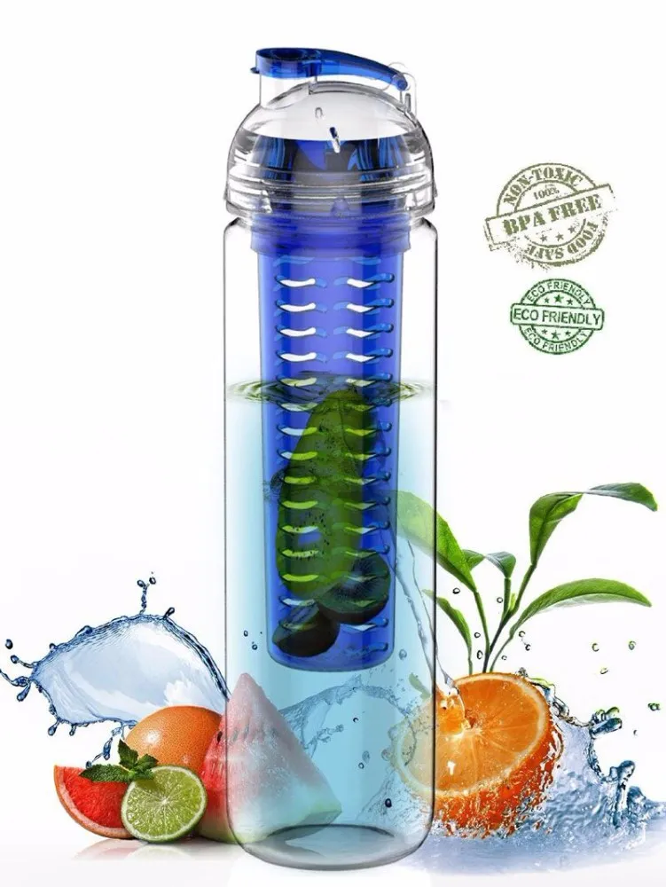 Plastic Fruit Driking Water Bottle for Promotional Gift