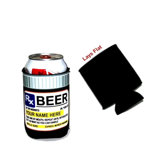Custom Heat Transfer Neoprene Cooler for Beer/Can/Wine