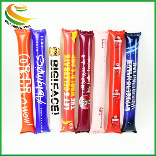 Custom Long Thunder Stick Balloon Cheering Stick for Word Cup