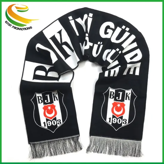 Custom Long Scarves Soccer Club Knitting Football Fans Scarf