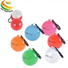 Outdoor Camping Keychain Portable Spherical Case Raincoat Plastic Ball Key Chain Disposable Rain Poncho