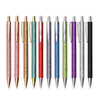 Glitter Sparkly Fancy Inspirational Ballpoint Pen with Retract Pen Pretty Cute Metal Aluminum Pen