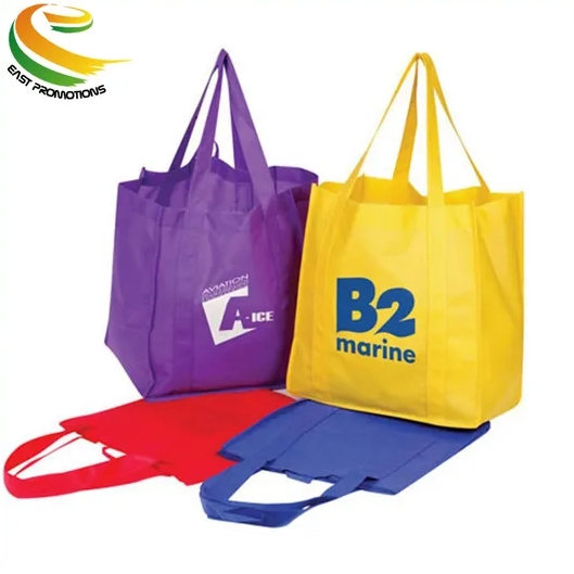 Custom Reusable RPET Non Woven Eco Bag Grocery Shopping Tote Bag Handbag Bags