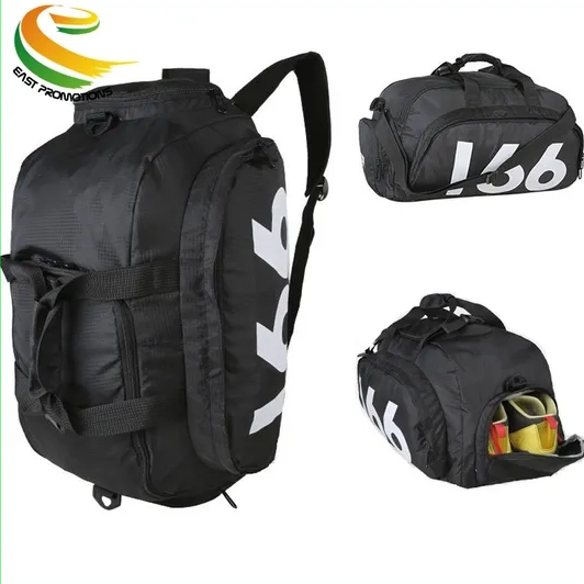 Factory Custom Waterproof Fitness Gym Sport Duffle Backpack Bag 