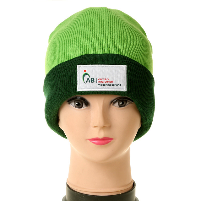 Beanie Manufacturer Custom RPET Eco 50%recycled Polyester 50%acrylic Knit Beanie Warm Winter Hat