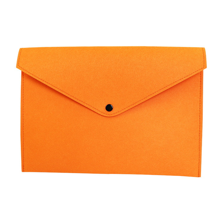Customized Logo Felt File Folder Paper Envelope A4 Office Document Folders
