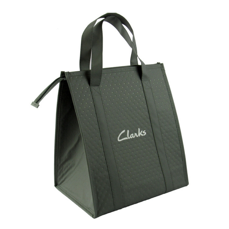 Manufacturer Custom Non Woven Aluminum Foil Reusable Picnic Cooler Bag with Zipper