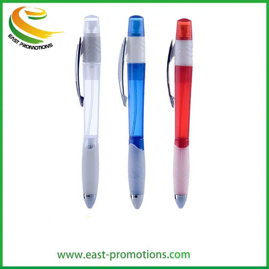 Creative Travel Empty Bottle Spray Atomizer Pen, Pocket Sprayer Bottle Ballpoint Pen for Gifts