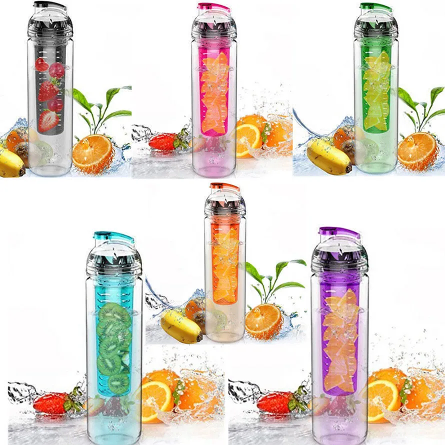 Plastic Fruit Driking Water Bottle for Promotional Gift