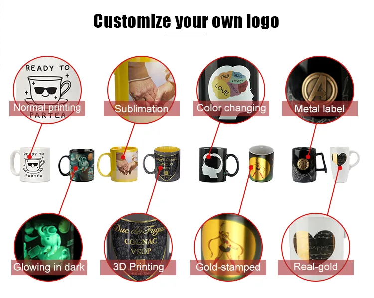 Custom Design 10oz 300ml Big Drum Belly Ceramic Coffee Mug Porcelain Drinking Cups