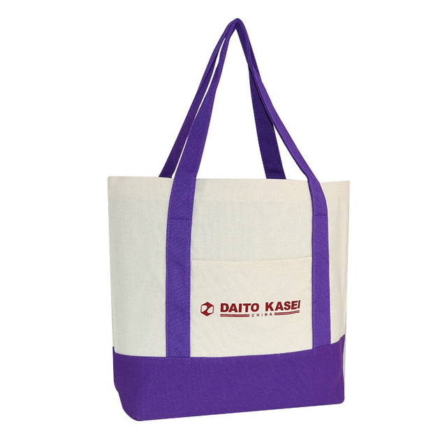 Customized Fashion Organic Natural Canvas Cotton Tote Bag