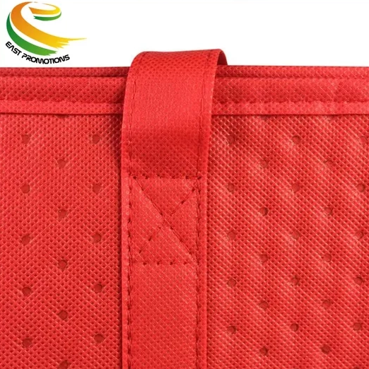 Custom Logo Insulated Reusable Large Waterproof Refrigerated Non Woven Tote Picnic Cooler Bag
