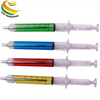 Novelty Promotional Funny Injection Shaped Syringe Ball Pen With Logo Print