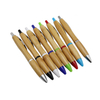 Eco Green Promotional Recyle Bamboo Wood Curvy Viva Ballpoint Pen with Laser Engraved Logo