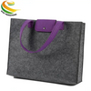 Factory Personalized Custom Fashion Large Capacity Felt Tote Bags Handbags for Women