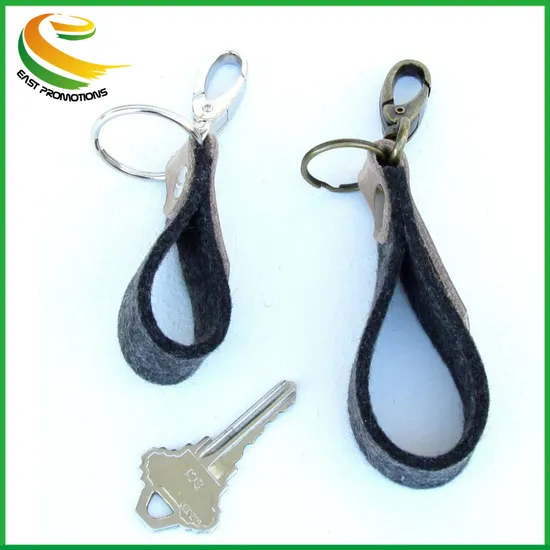 Promotional Cheap Wool Polyester Felt Keychain