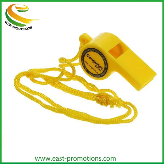 Wholesale Sporting Goods Plastic Referee Whistle for Events Game