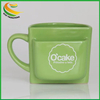 Customized Milk Pocket Mug, Ceramic Coffee Cup with Cookie Holder for Gifts
