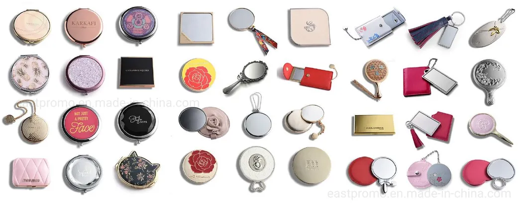 Custom Pocket Compact Mirror Round Gift Mirror Manufacturer