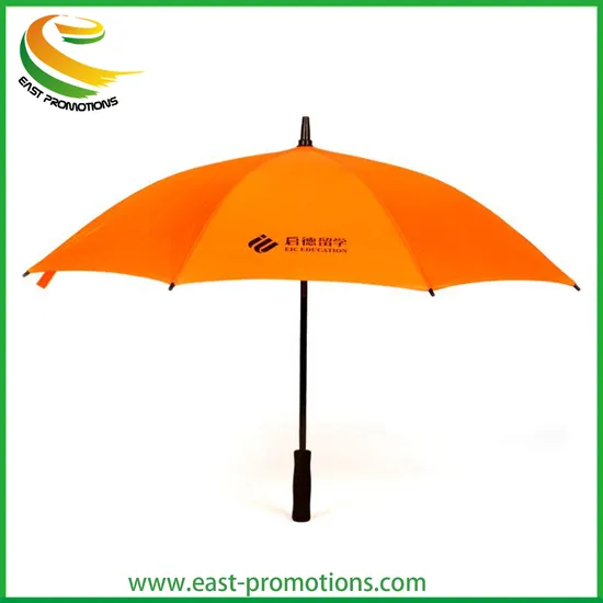 Custom Cheap Promotional Rain Umbrella Straight Handle Business Umbrella Manufacturer