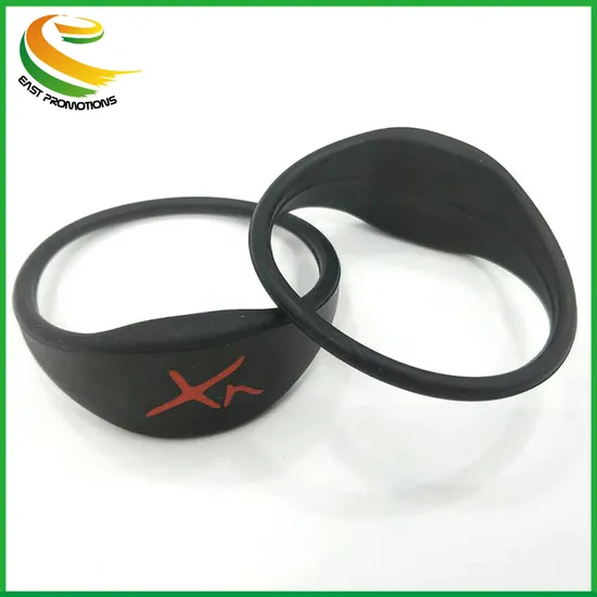 Customized Waterproof Silicone RFID Wristband Smart Bracelet for Access Control