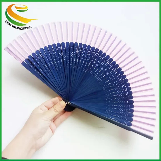 Fluorescent Green Color Customized Printed Spanish Custom Folding Fabric Hand Plastic Fan