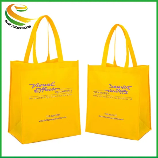 Custom Recyclable Non Woven Shopping Tote Bag, Silk-Screen Printing Non Woven Carry Bag with Logo Printing