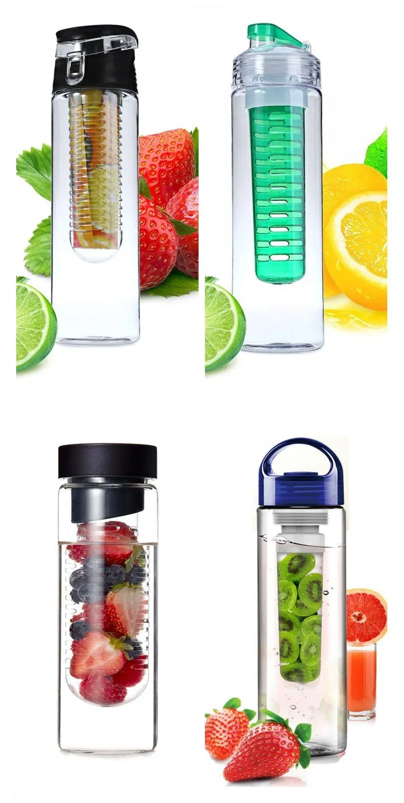 Plastic Fruit Driking Water Bottle for Promotional Gift