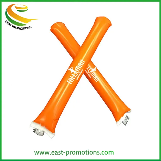 Factory Wholesale Custom Design Promotional Thunder Cheering Bang Inflatable Air Sticks