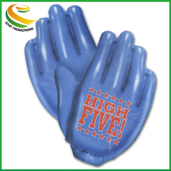 Wholesale Creative Advertising Inflatable Hands PVC/PE Inflatable Hand Flag Slogan Cheering Inflatable Hand