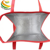 Custom Logo Insulated Reusable Large Waterproof Refrigerated Non Woven Tote Picnic Cooler Bag