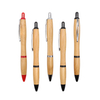 Eco Green Promotional Recyle Bamboo Wood Curvy Viva Ballpoint Pen with Laser Engraved Logo