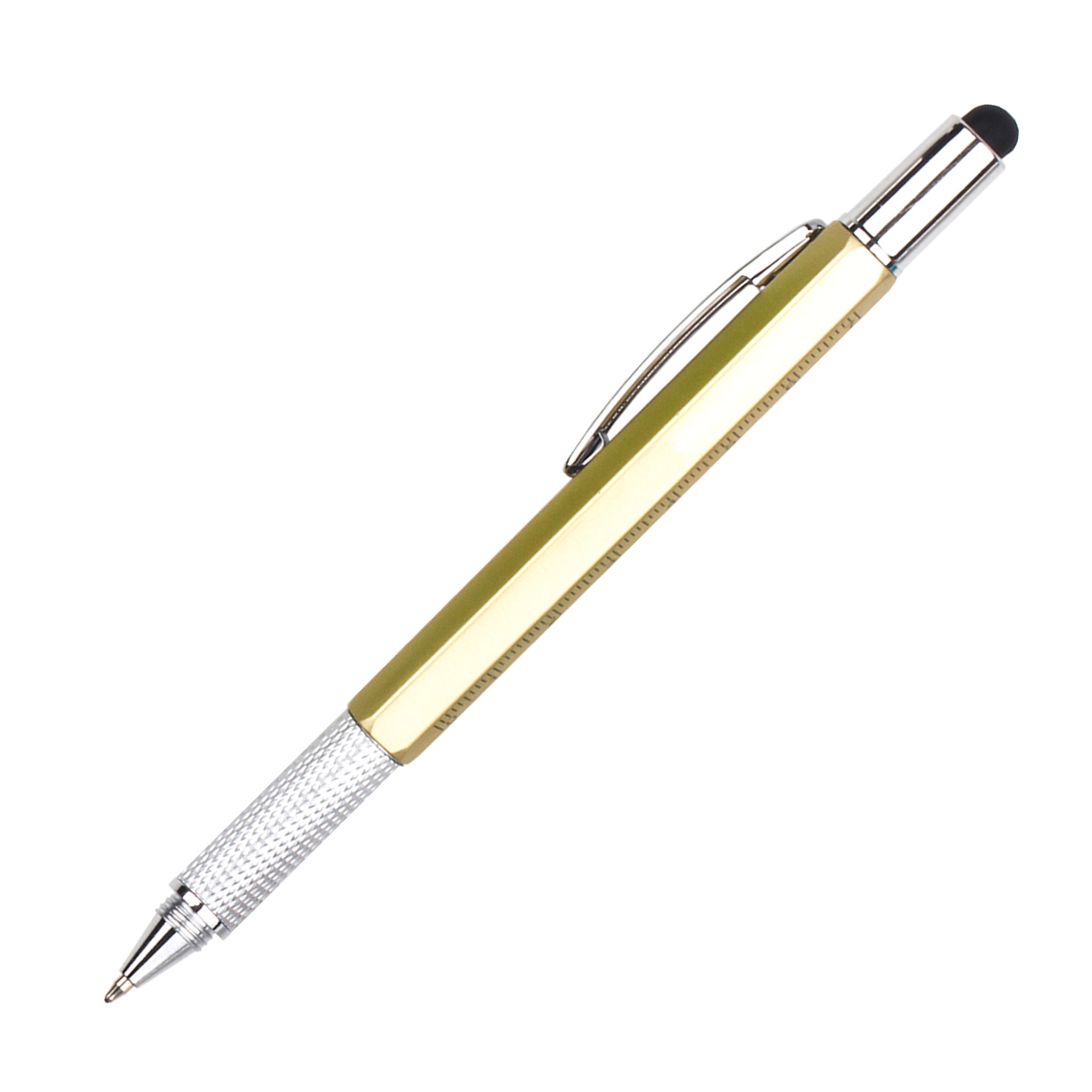 Manufacturer Wholesale 6 in 1 Multifunctional Tools Pen Touch Screwdriver Carving Scale Plastic Ballpoint Pen