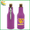 Multicolor Neoprene Insulated Beer Wine Bottle Cover with Handle and Zipper