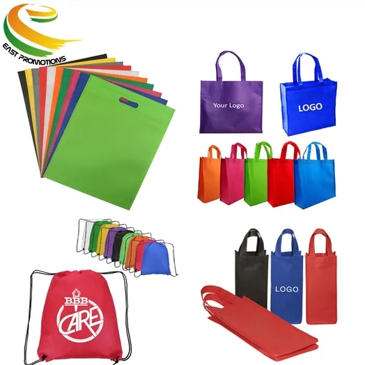 Custom Logo Printed Eco-friendly Ecological Bag Large Nonwoven Shopping Tote Bag for Supermarket