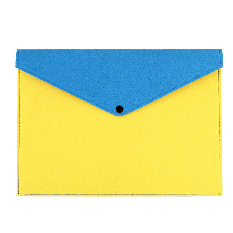 Custom Design Felt A4 File Folder, Envelope Bag, Document Wallet 