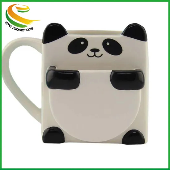 Customized Milk Pocket Mug, Ceramic Coffee Cup with Cookie Holder for Gifts