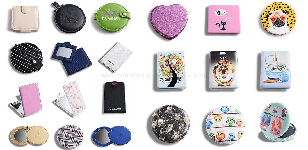 Custom Pocket Compact Mirror Round Gift Mirror Manufacturer