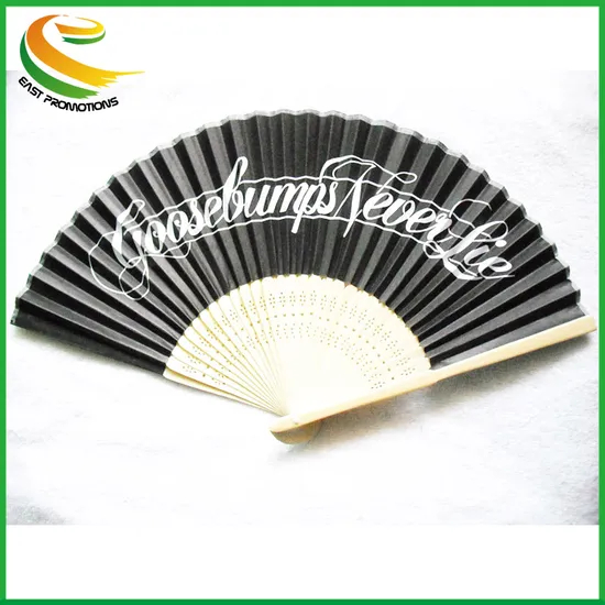21cm Custom Own Design Bamboo Hand Fan Is Gifts Crafts for Sale