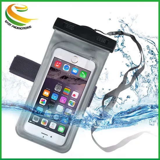 Custom Hanging Waterproof Phone Pouch with Logo Printing