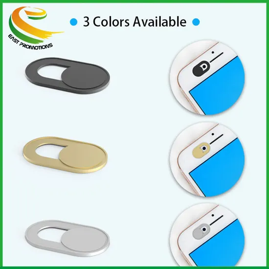 Customized Multicolor Metal Webcam Privacy Cover, Phone Laptop Camera Cover Shield for Promotional Gifts