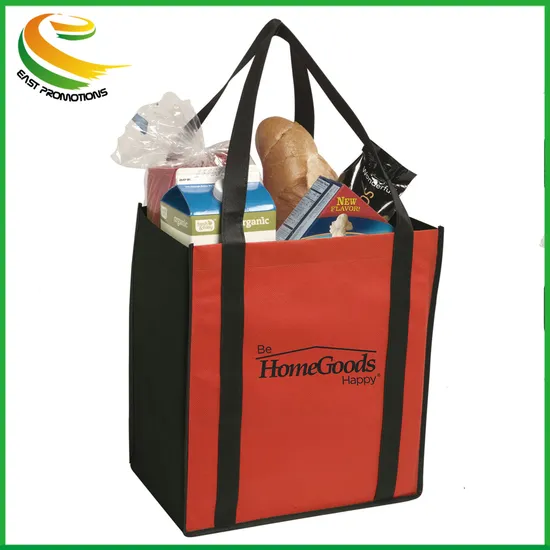 Wholesale 80gms 120gms Non Woven Shopping Grocery Carrier Bag with Logo Printing for Sale