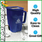 Customized Promotional 12oz 3D Trash Can Design Ceramic Coffee Mug Porcelain Drinking Cups for Gifts