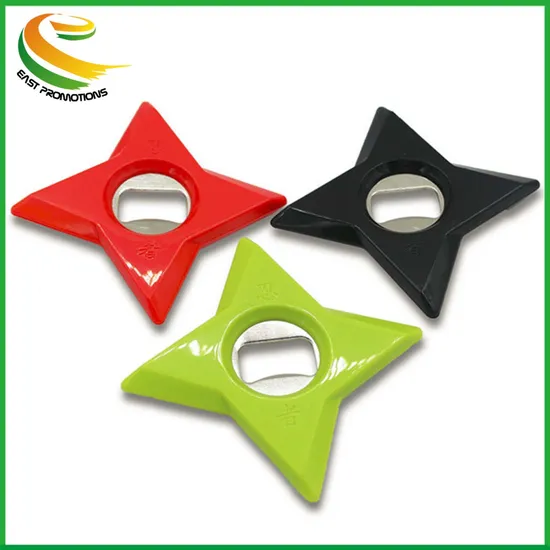 Wholesale Customized Own Logo Wooden Stainless Steel Bottle Opener Card Epoxy Colorful Spray Painting Metal Bottle Opener